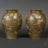 Paire de vase japonais en bronze 15