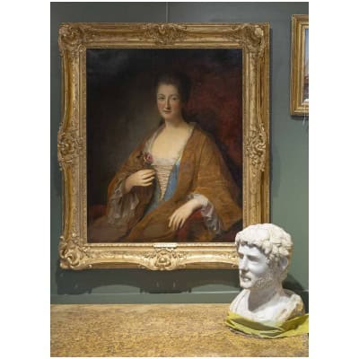 Portrait d’Une Dame De La Noblesse. XVIIIème Siècle.