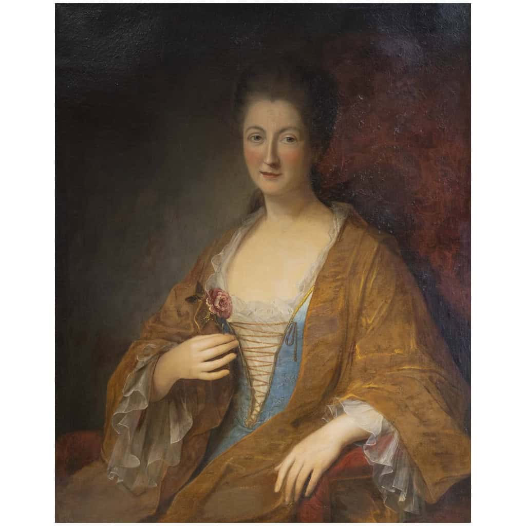 Portrait d’Une Dame De La Noblesse. XVIIIème Siècle. 8