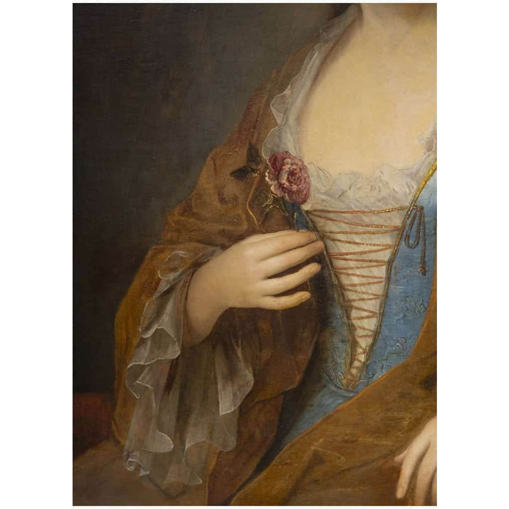 Portrait d’Une Dame De La Noblesse. XVIIIème Siècle. 5