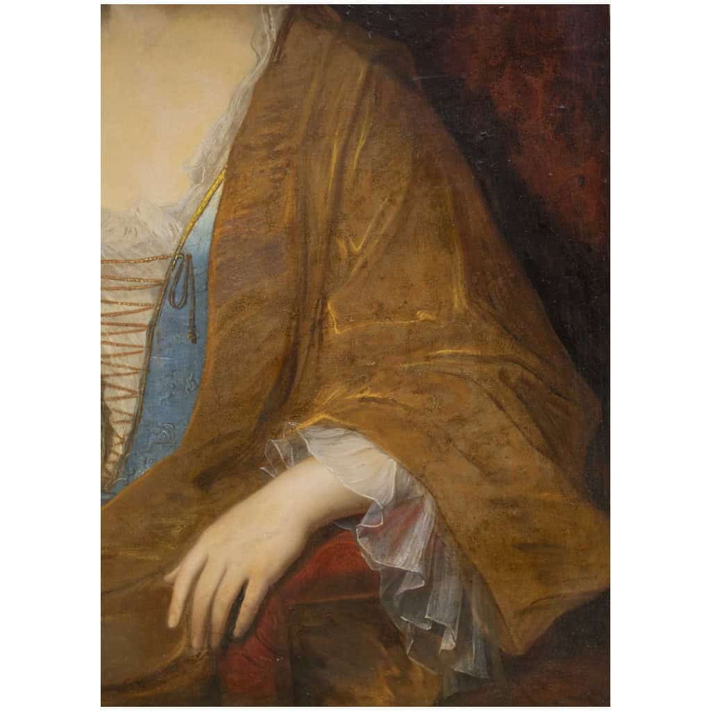 Portrait d’Une Dame De La Noblesse. XVIIIème Siècle. 6