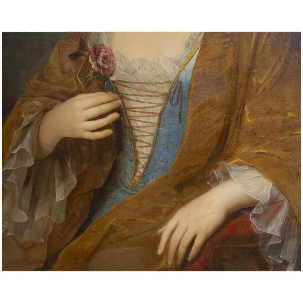 Portrait d’Une Dame De La Noblesse. XVIIIème Siècle. 7