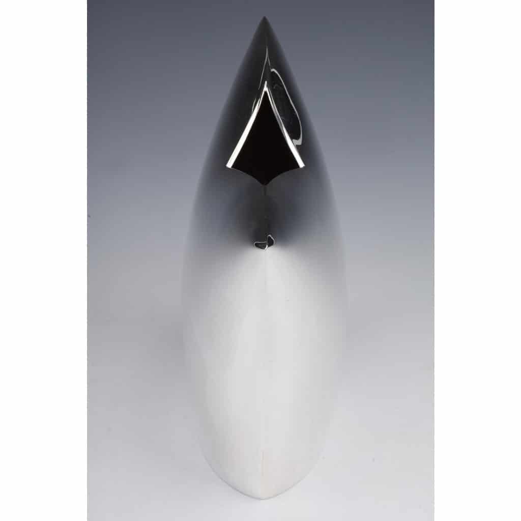 GABRIEL DE VECCHI – VASE EN ARGENT MASSIF DESIGN ITALIEN XXÈ 12