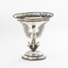 Coupe en cristal de roche et argent doré à la cigogne et décors émaillés, XIXe 15