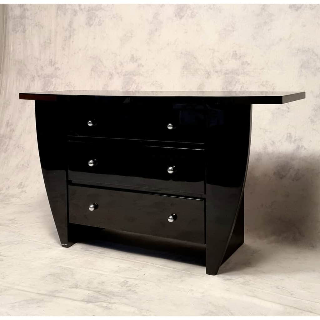 Commode David Lange – Bois Laqué – Ca 1970 5