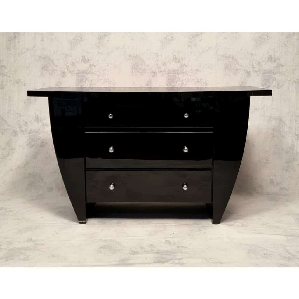 Commode David Lange – Bois Laqué – Ca 1970 4