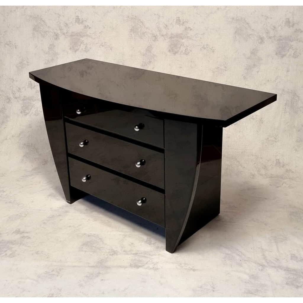 Commode David Lange – Bois Laqué – Ca 1970 7