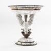 Coupe en cristal de roche et argent doré à la cigogne et décors émaillés, XIXe 17