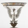 Coupe en cristal de roche et argent doré à la cigogne et décors émaillés, XIXe 19