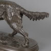 Sculpture – Chien Épagneul Français Fabio N°2 , Pierre – Jules Mêne (1810-1879) – Bronze 17