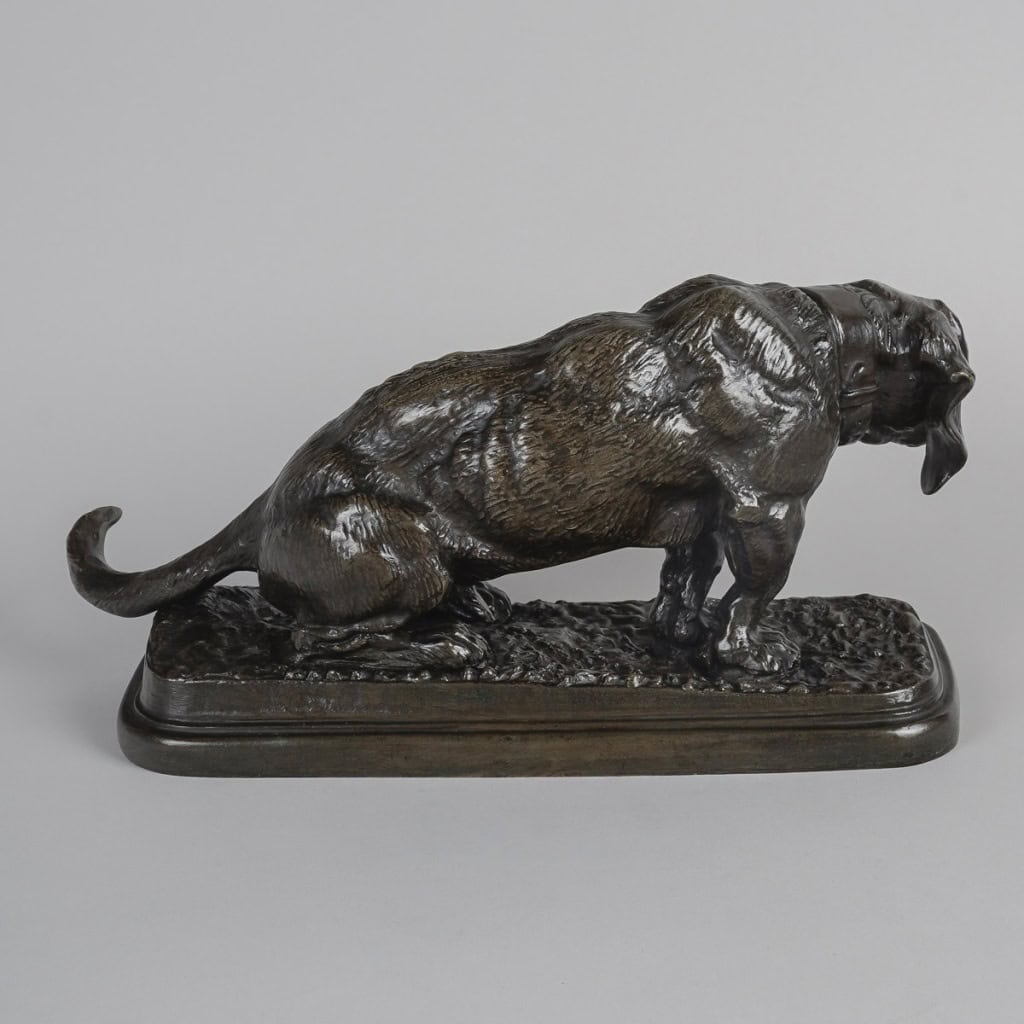 Sculpture Bronze – Basset Assis , Antoine – Louis Barye (1795-1875) 7