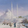 Manuel Orazi (1860-1934), Paire de paysages d’Istambul, XXe 23