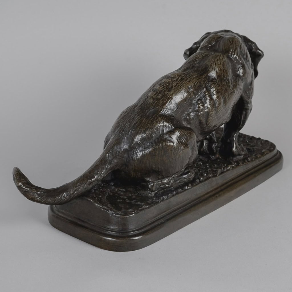 Sculpture Bronze – Basset Assis , Antoine – Louis Barye (1795-1875) 8