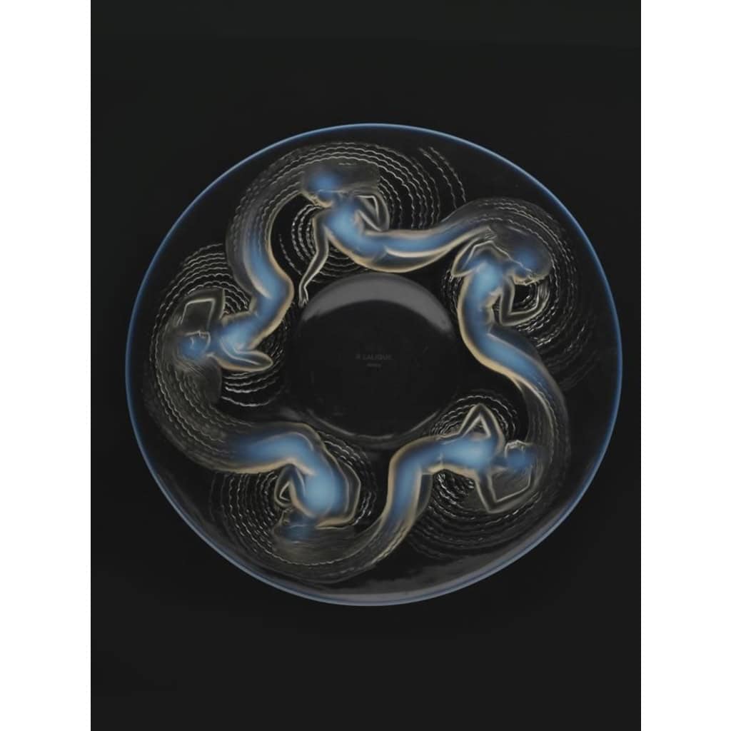 René Lalique (1860-1945) – Coupe plate « Calypso »,1930. 5