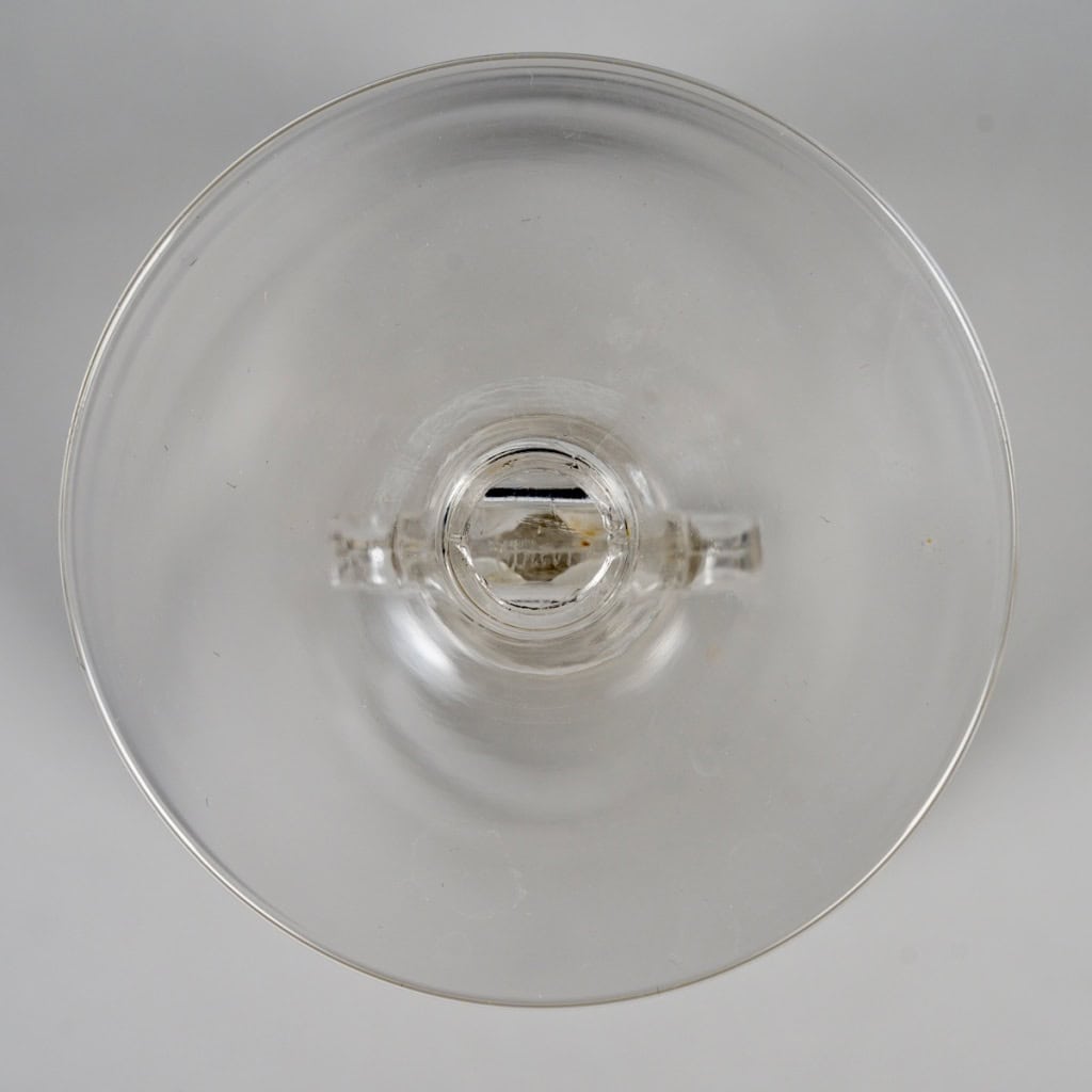 1926 René Lalique – Service Ribeauvillé Etoile De David Verre Blanc – 60 Pièces 6