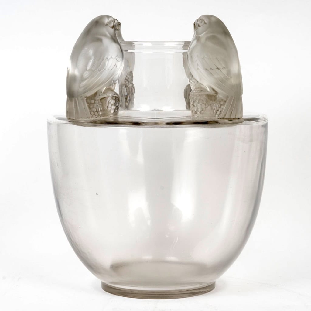 1927 René Lalique – Vase Bellecour Verre Blanc 4