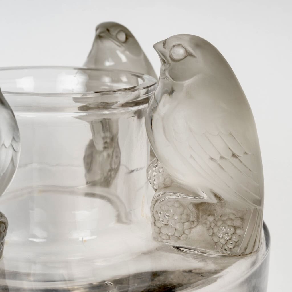 1927 René Lalique – Vase Bellecour Verre Blanc 7