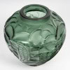 Lalique France – Vase Courlis Cristal Vert – Neuf En Coffret 14