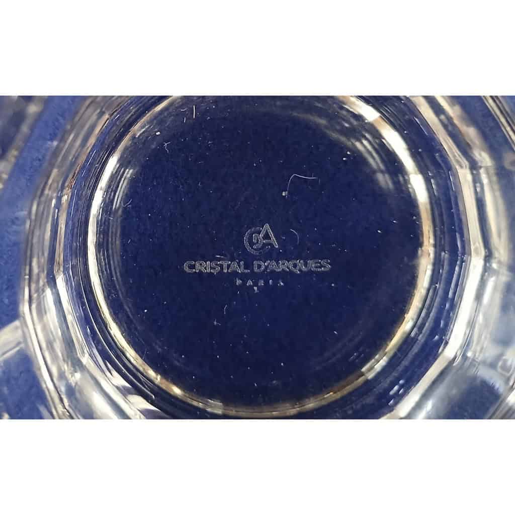 10 VERRES À WHISKY EN CRISTAL D’ARQUES. MODÈLE MACASSAR 6