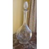 UNE GRANDE CARAFE EN CRISTAL À PIEDOUCHE SAINT LOUIS MODÈLE VIC 8