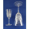 4 grands verres et 4 petits verres en cristal Saint Louis 9