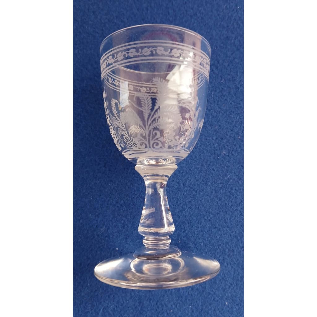 Ensemble de 6 verres à liqueur 19ėme Baccarat 4