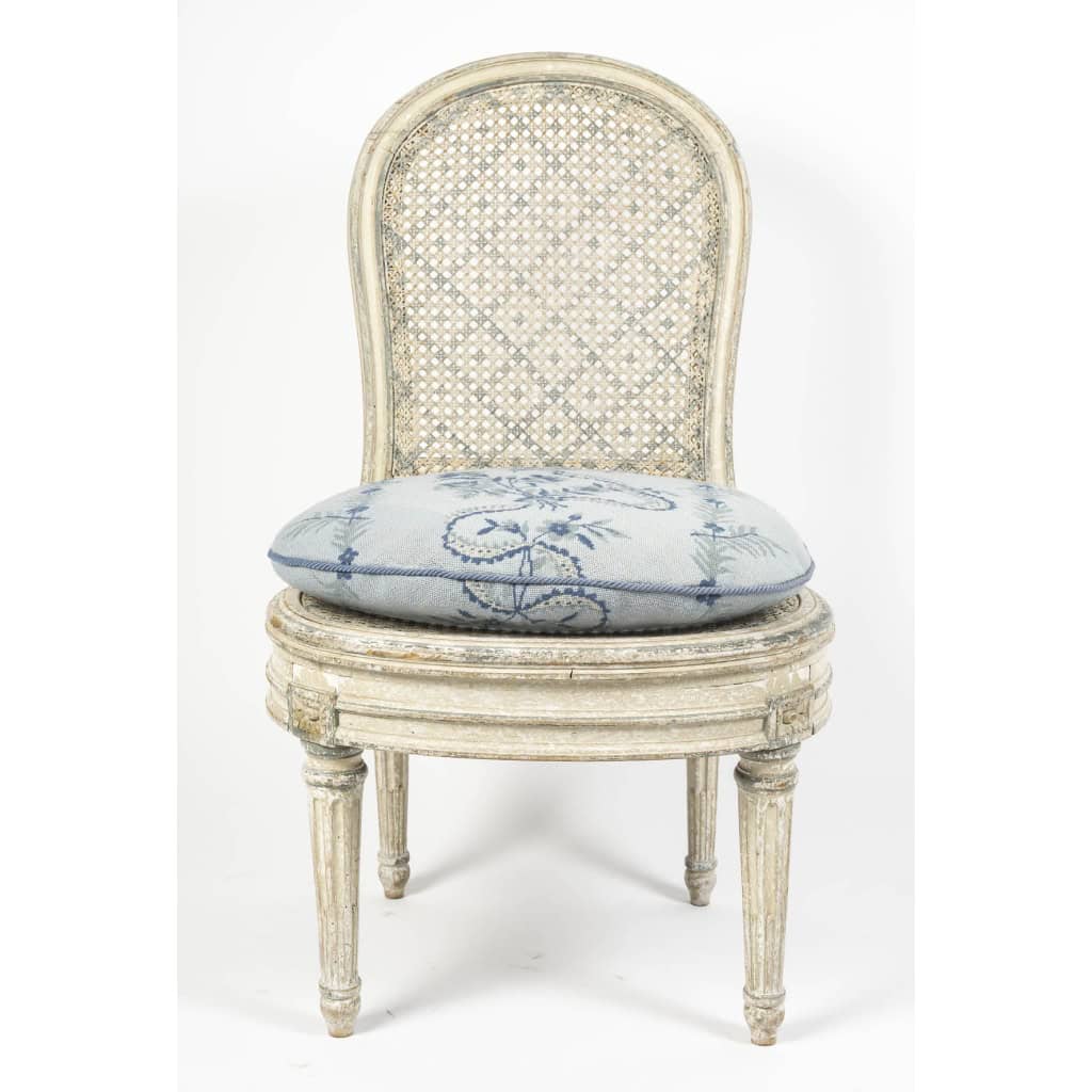 Chaise Louis XVI, Estampillée De JEANSELME 5