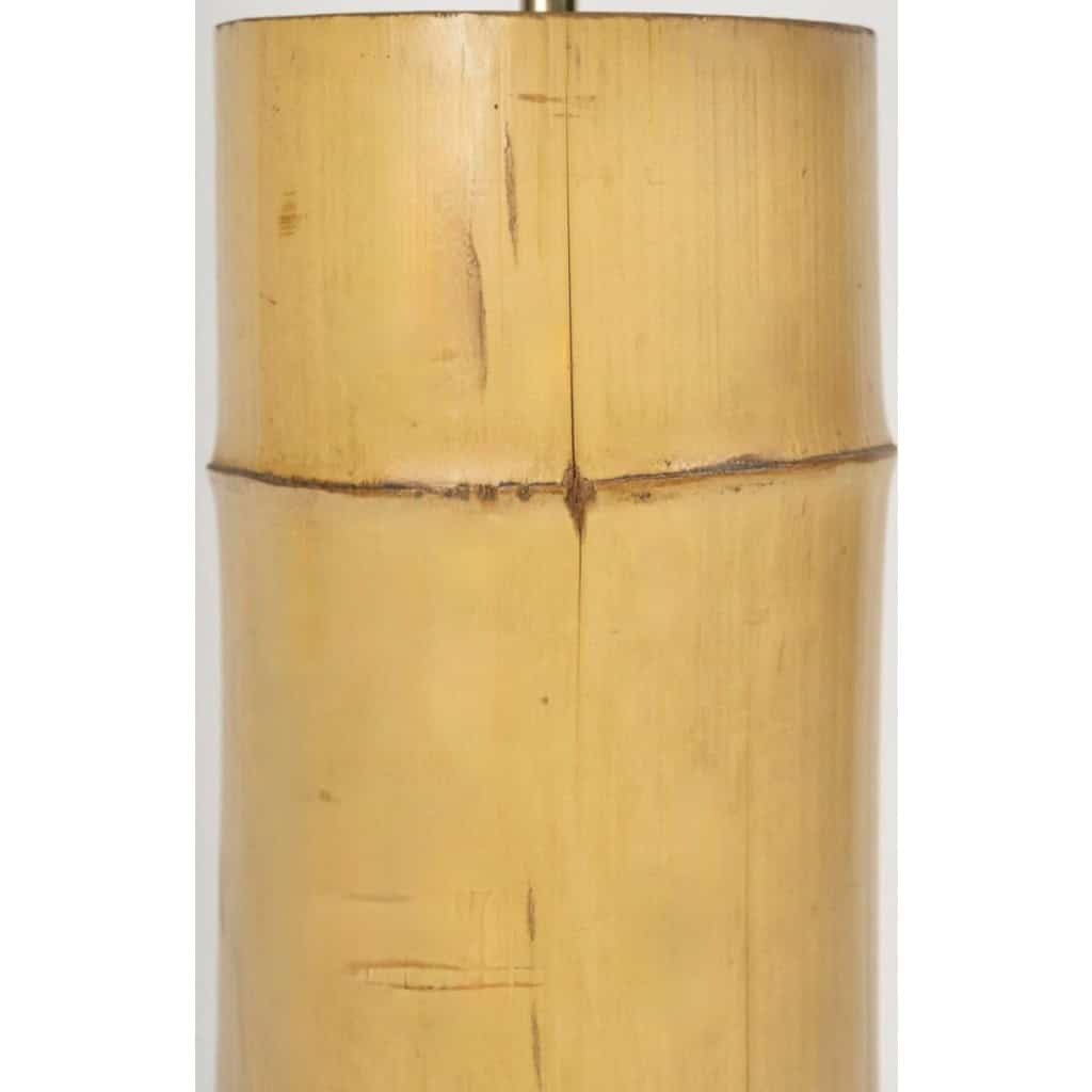 1970 Large Bamboo Lamp Maison Roche 7