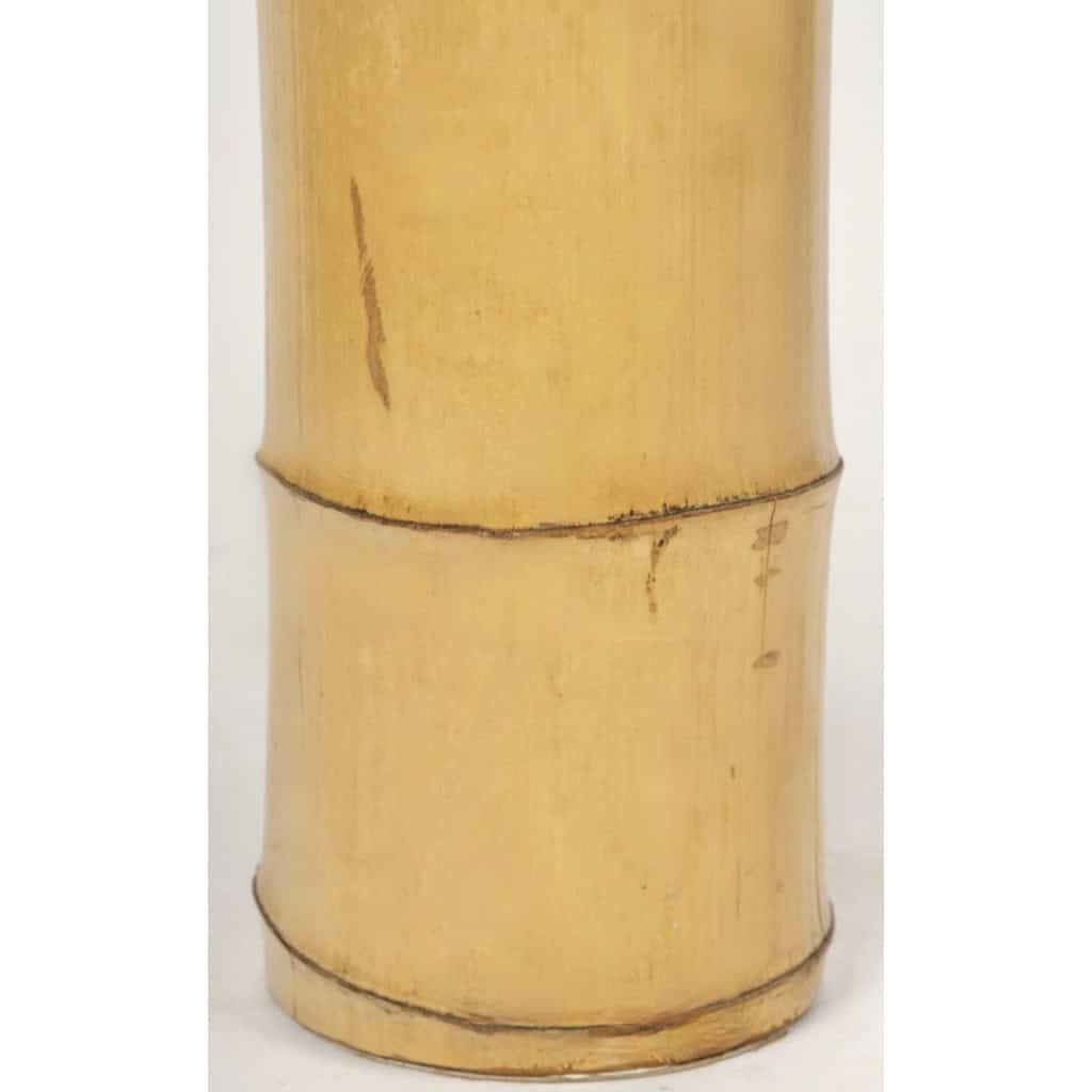 1970 Large Bamboo Lamp Maison Roche 6