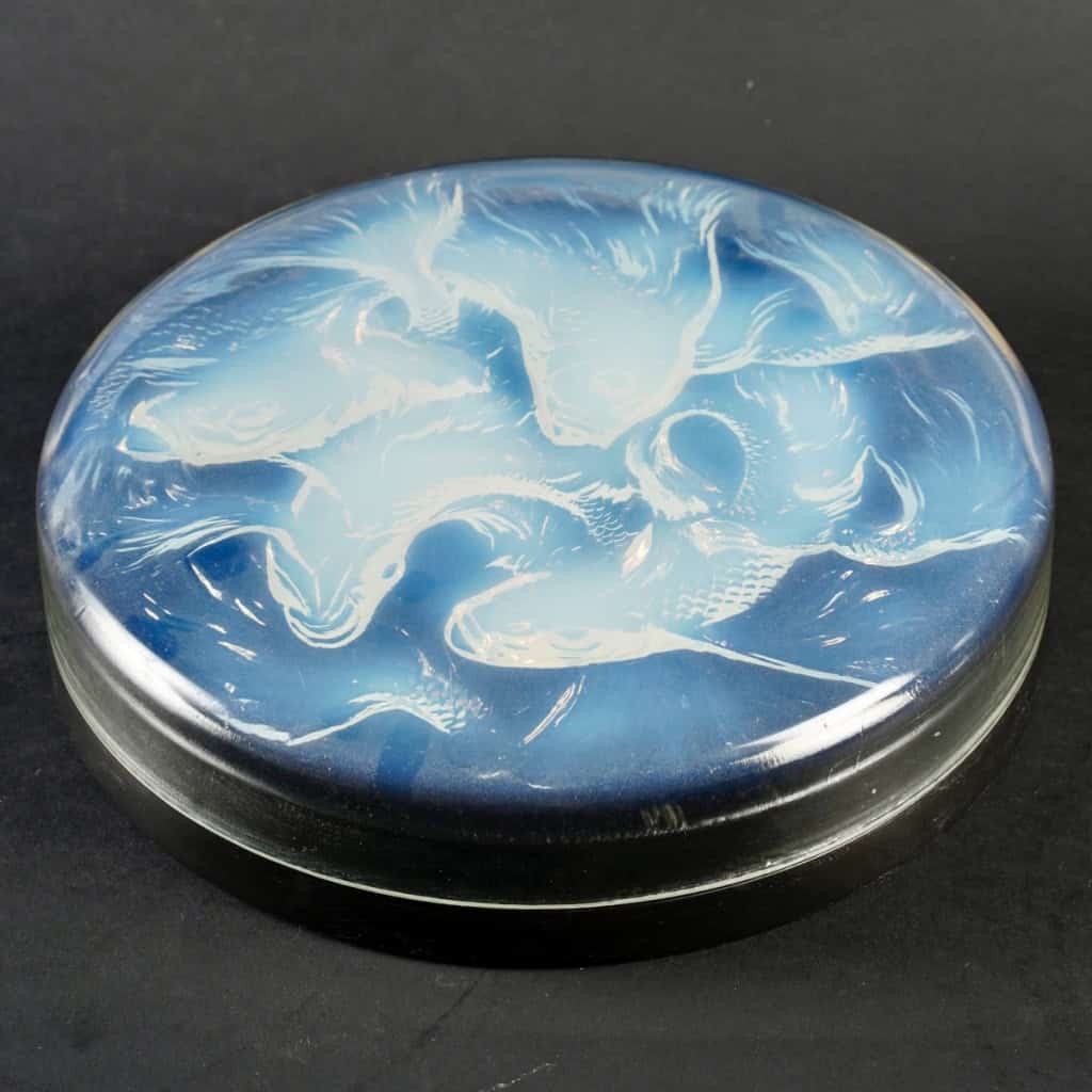 1921 René Lalique – Boîte Cyprins Verre Opalescent 3