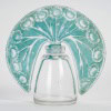 1913 René Lalique – Flacon Pâquerettes Verre Blanc Patiné Bleu Turquoise Pour Roger Et Gallet 7