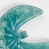 1913 René Lalique – Flacon Pâquerettes Verre Blanc Patiné Bleu Turquoise Pour Roger Et Gallet 10