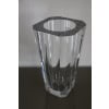 Grand vase en cristal transparent taillé Baccarat 30 cm 23