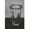 Grand vase en cristal transparent taillé Baccarat 30 cm 24