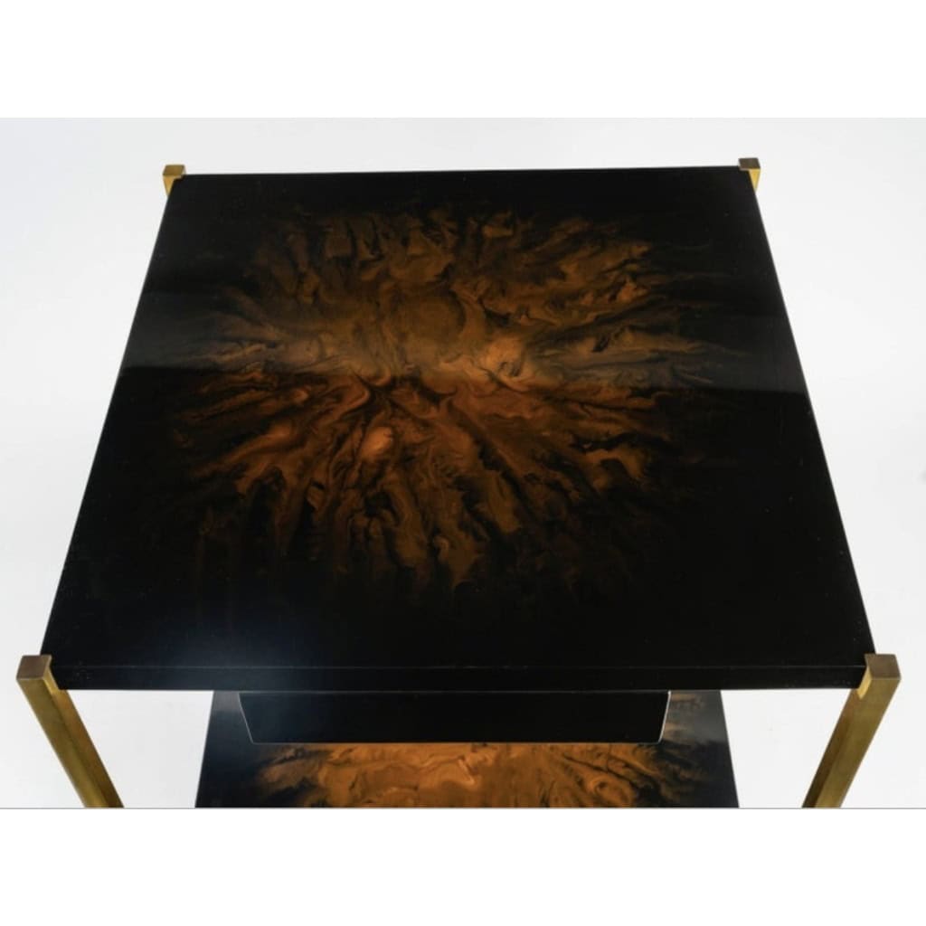 1970 Paire de tables d’appoint Maison Jansen. 7