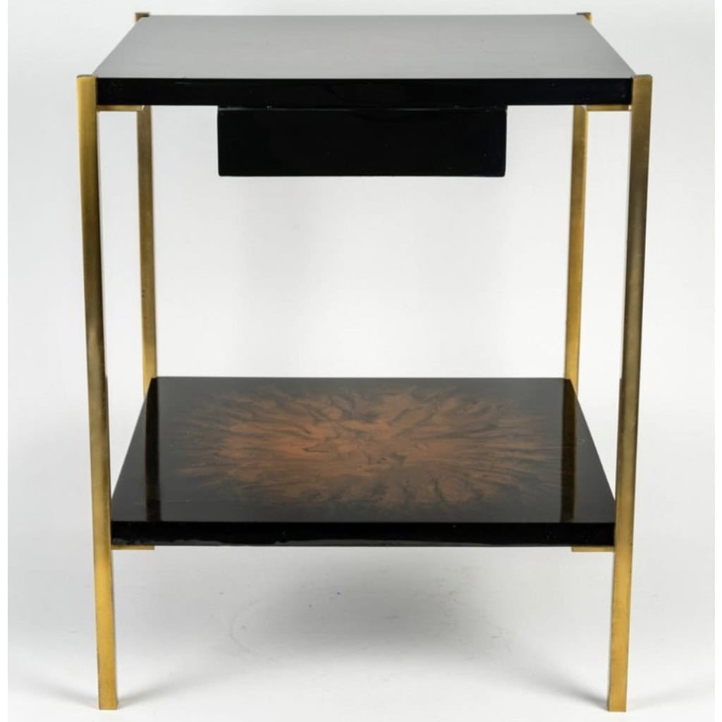 1970 Paire de tables d’appoint Maison Jansen. 6