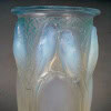 1924 René Lalique – Vase Ceylan Verre Opalescent Patiné Bleu 12