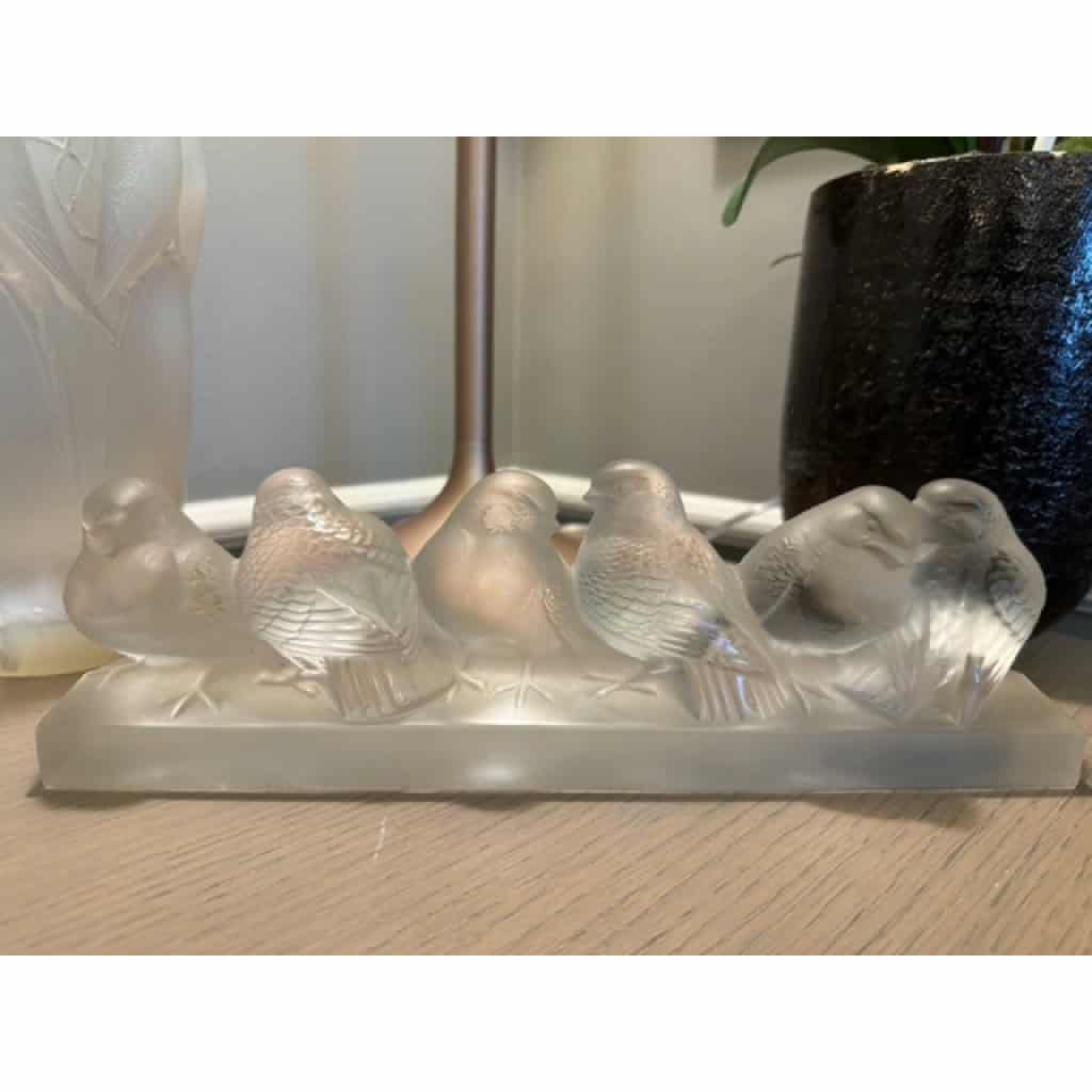 René Lalique – Barre Groupe de Six Moineaux,1933 6