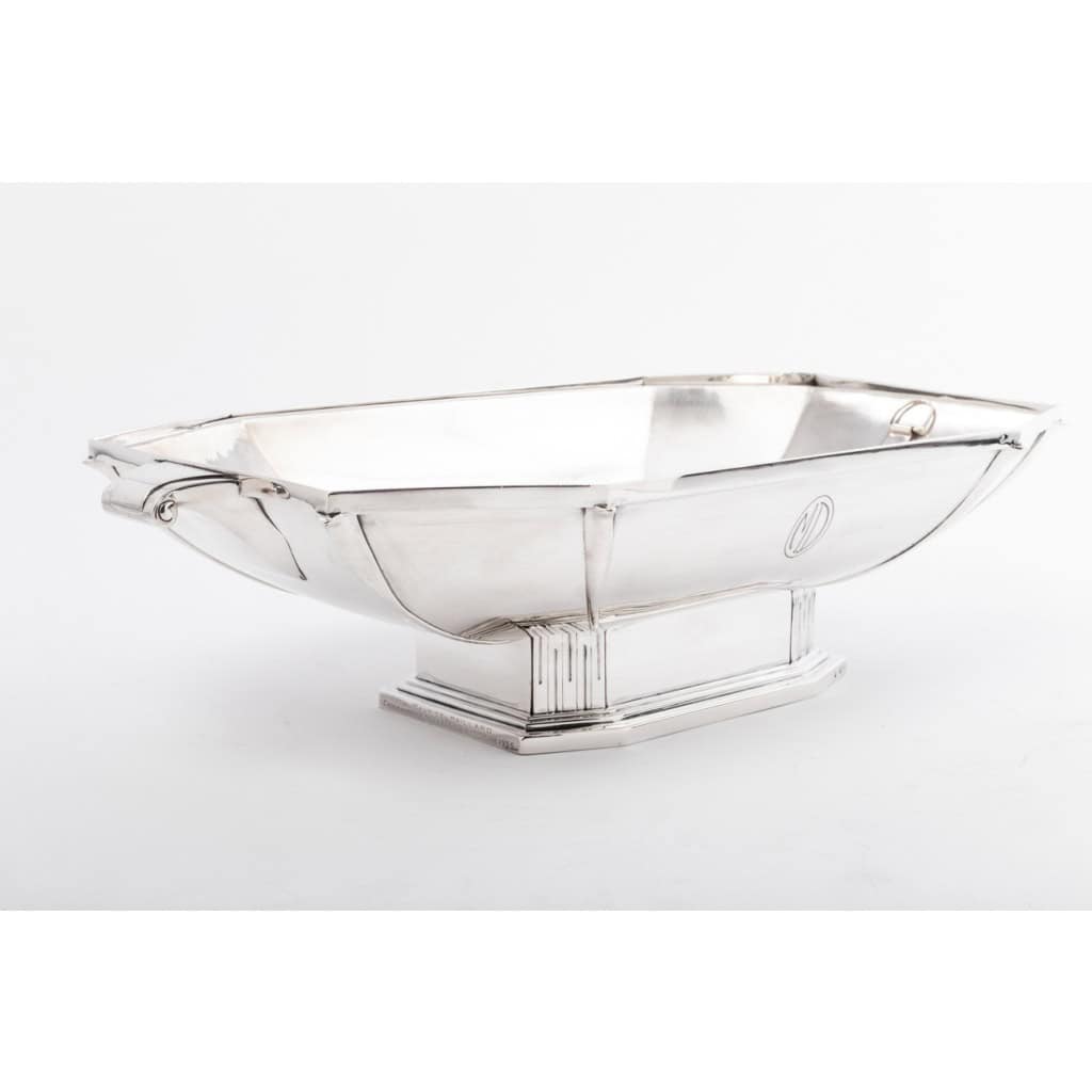 Orfèvre SAVARY – Centre de table en argent massif époque 1930 21