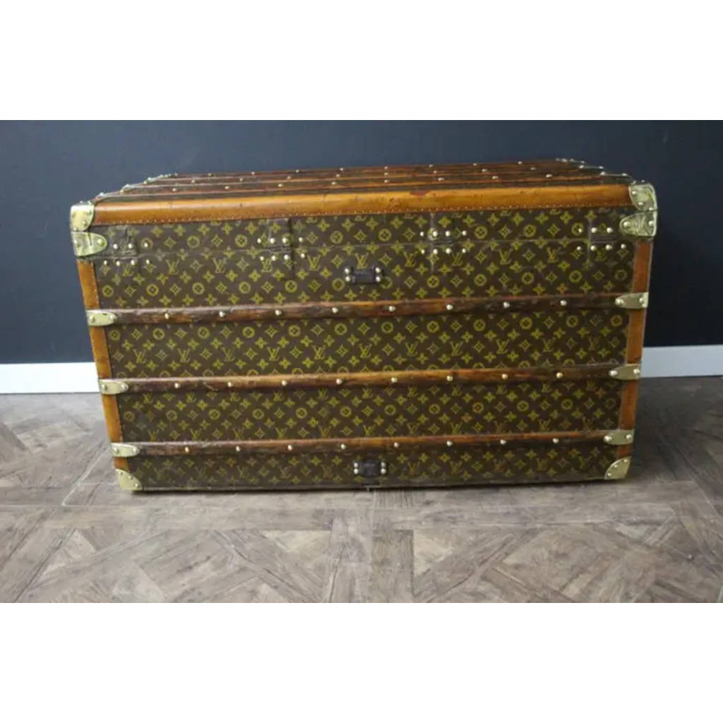 Malle Louis Vuitton monogramme 100 cm des années 1920-1930’s 13