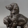 Groupe De Bassets ” Ravageot Et Ravageode ” , Emmanuel Fremiet (1824 -1910) – Bronze 19