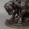 Groupe De Bassets ” Ravageot Et Ravageode ” , Emmanuel Fremiet (1824 -1910) – Bronze 21