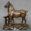 Sculpture – Cheval Percheron , René Maxime Choquet (1872-1958) – Bronze 11