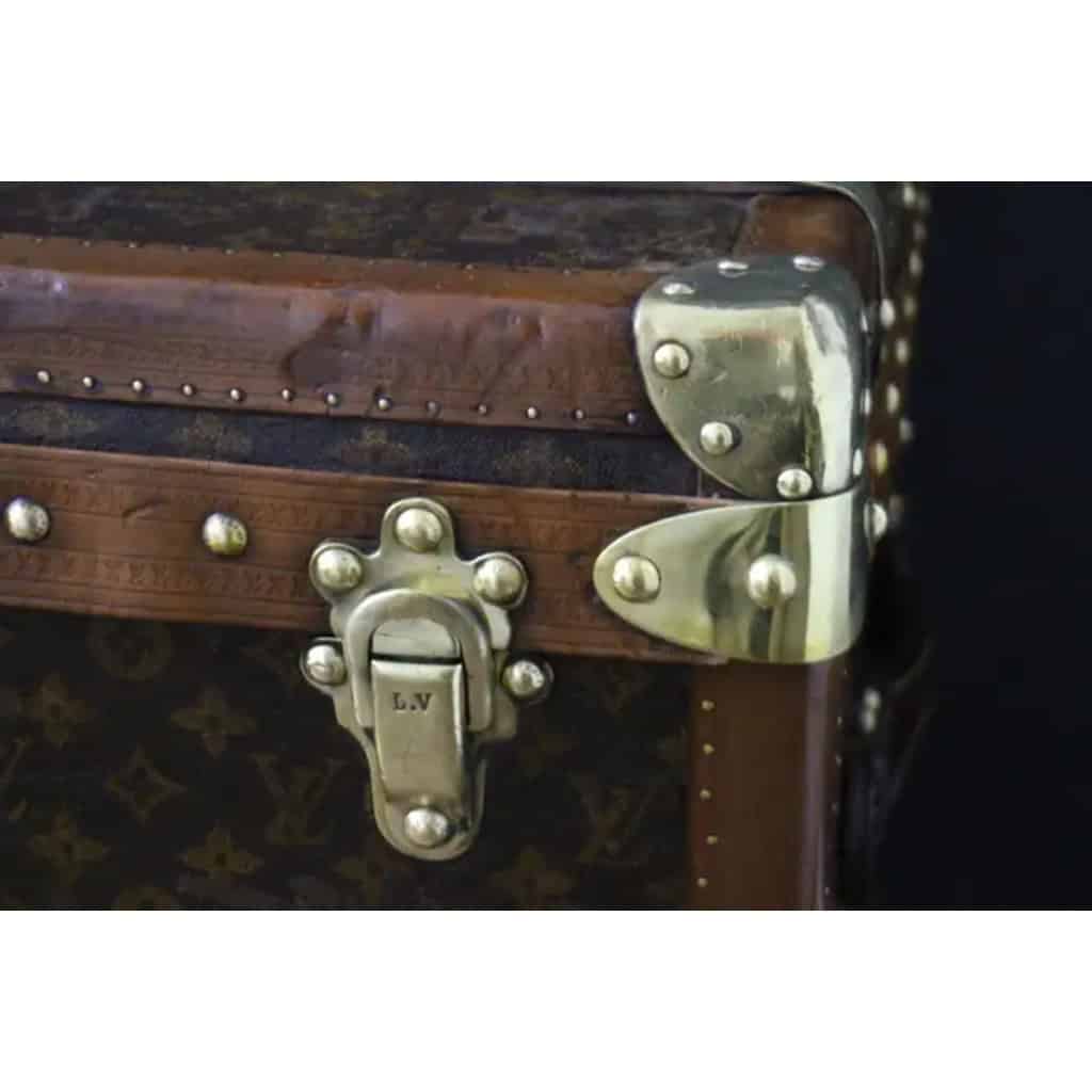 Malle Louis Vuitton des années 1920 avec monogramme, Malle Vuitton 100 cm 8