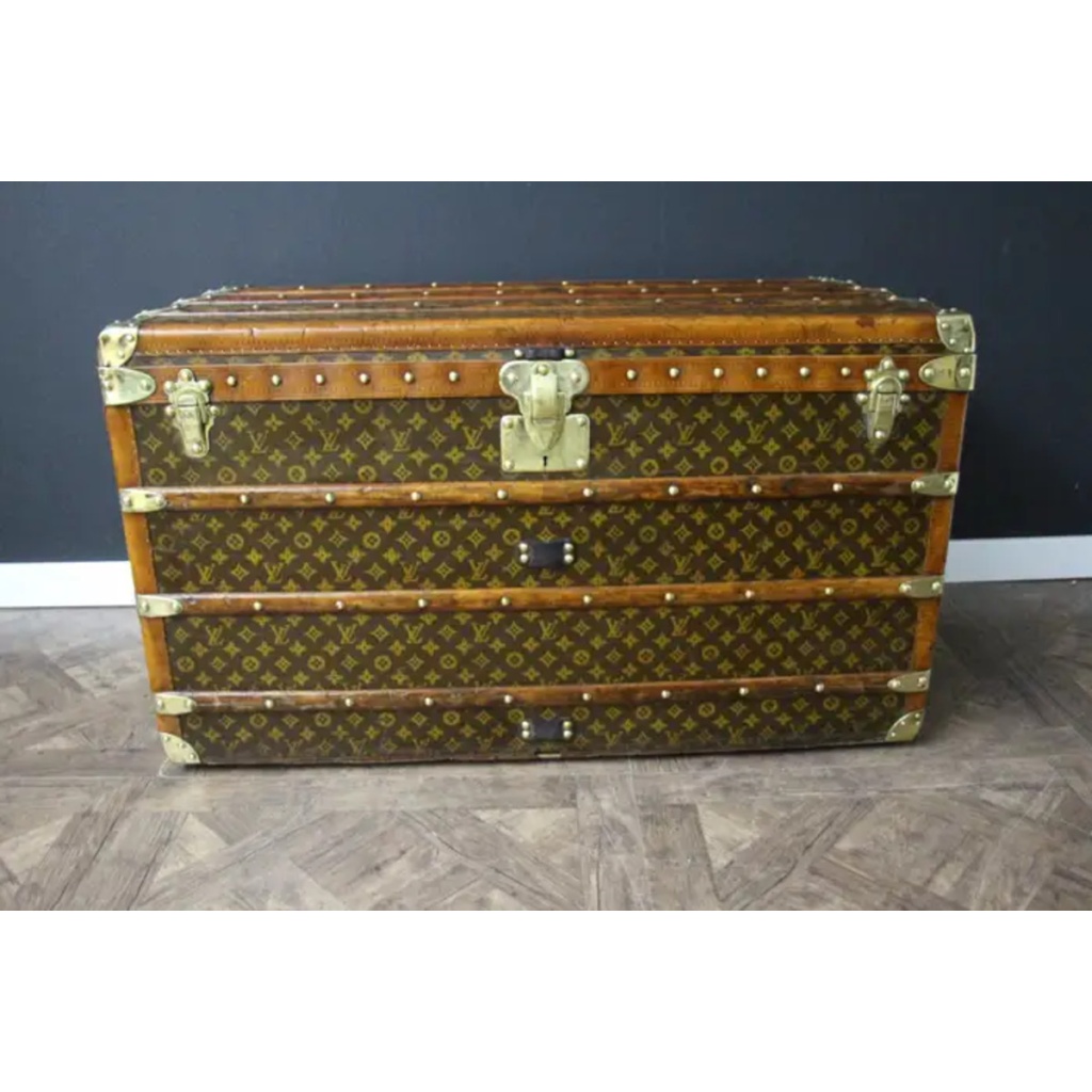 Malle Louis Vuitton monogramme 100 cm des années 1920-1930’s 9