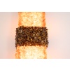 Paire d’appliques « Honey » en ambre et oeil du tigre. Contemporain. LS60042086G 14