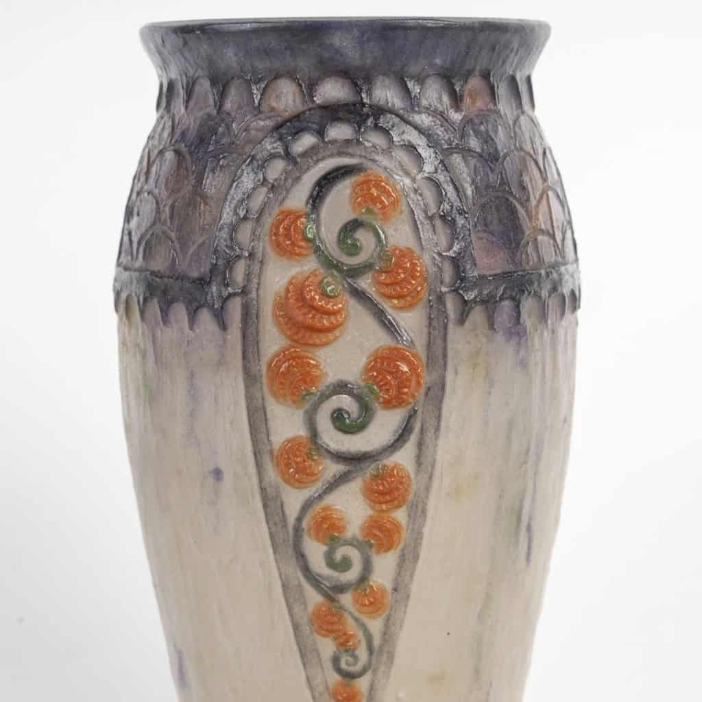 1924 Gabriel Argy Rousseau – Vase Primevères Pâte De Verre 6