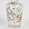 Emile Gallé – Flacon Cristallerie Verre Libellule Abeilles Et Fleurs Emaillées 18