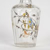 Emile Gallé – Flacon Cristallerie Verre Libellule Abeilles Et Fleurs Emaillées 19