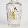 Emile Gallé – Flacon Cristallerie Verre Libellule Abeilles Et Fleurs Emaillées 21